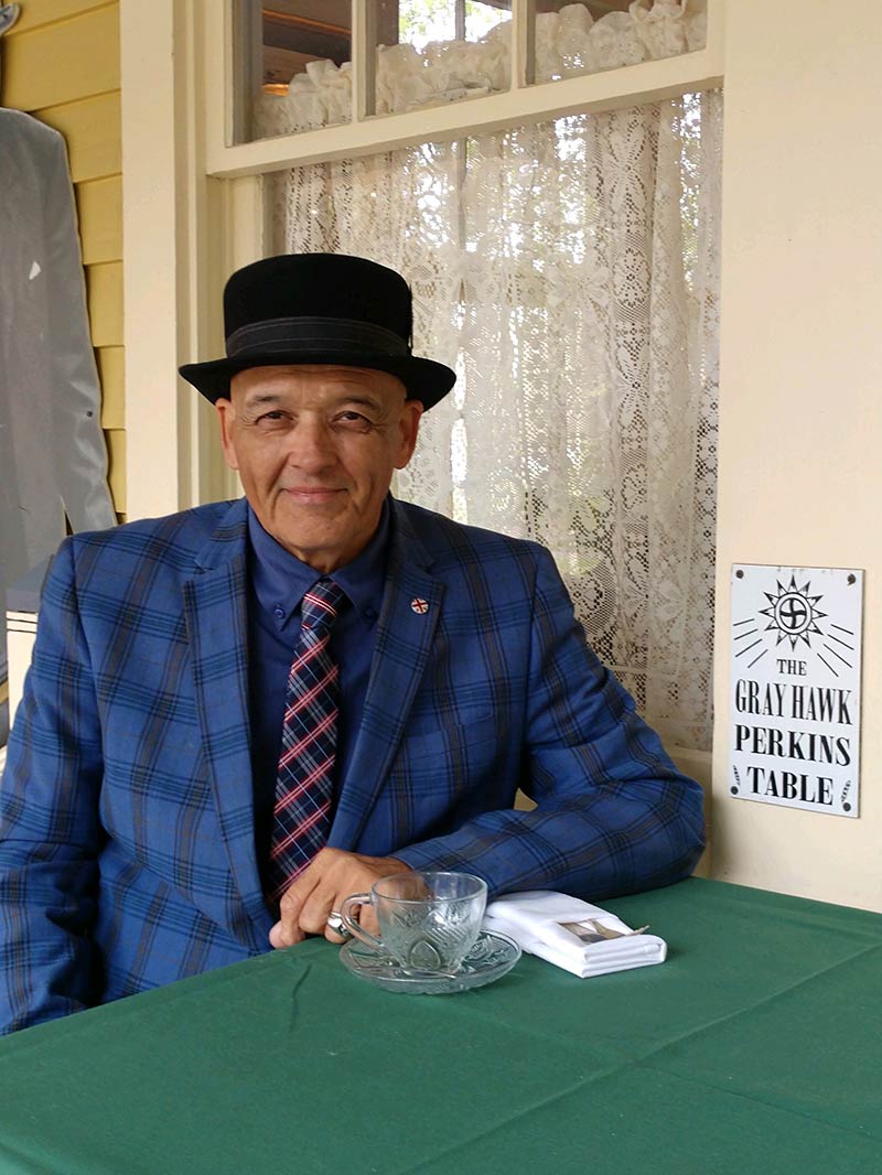 Grayhawk Perkins , Indigenous Symposium, Houma & Choctaw